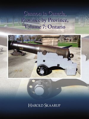 cover image of Cannon in Canada, Province by Province, Volume 7